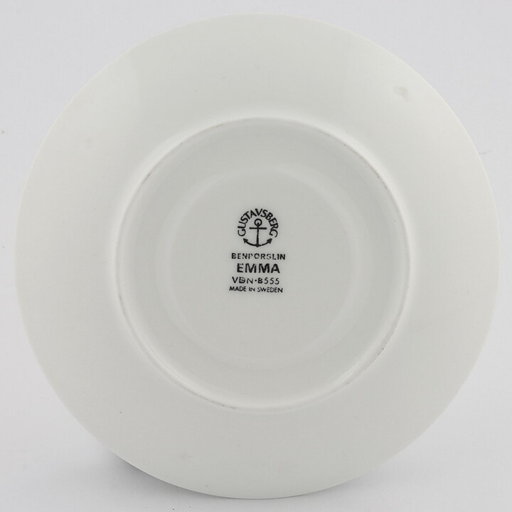 ポール・ホフ  Emmaシリーズ  コーヒーカップソーサー  茶色い花  14cm  1971年  [サンプル画像]  [送料無料]