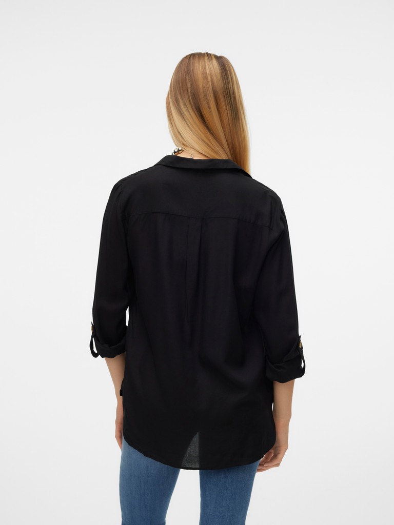 Vero Moda - Bumpy Skjorta Svart  - 3