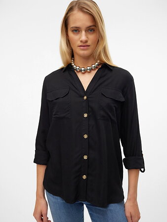Vero Moda - Bumpy Skjorta Svart 