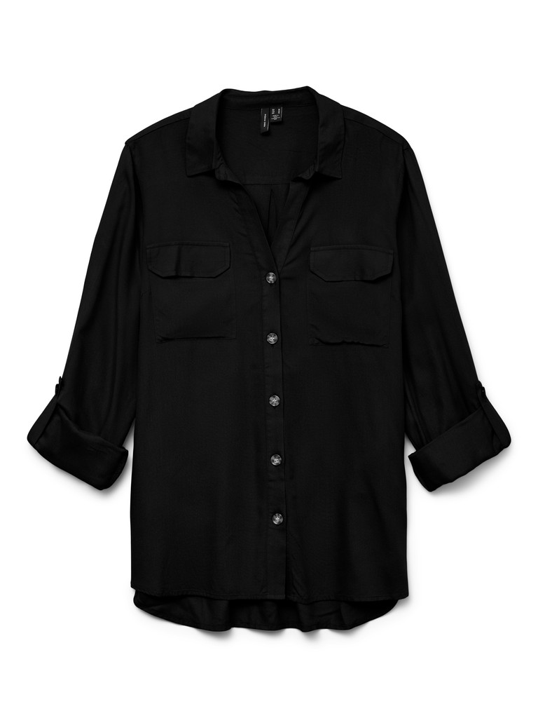 Vero Moda - Bumpy Skjorta Svart  - 6