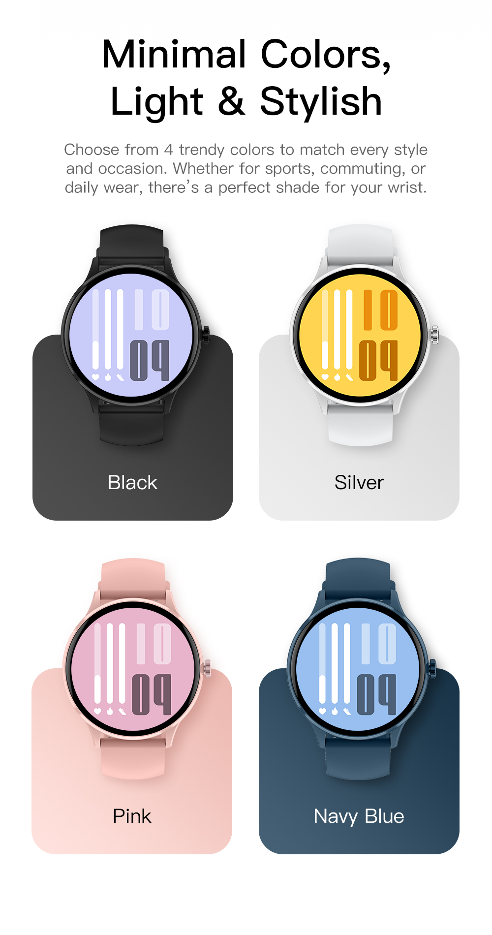 Philippe Palmer Smart Watch LP44 Blue - 13