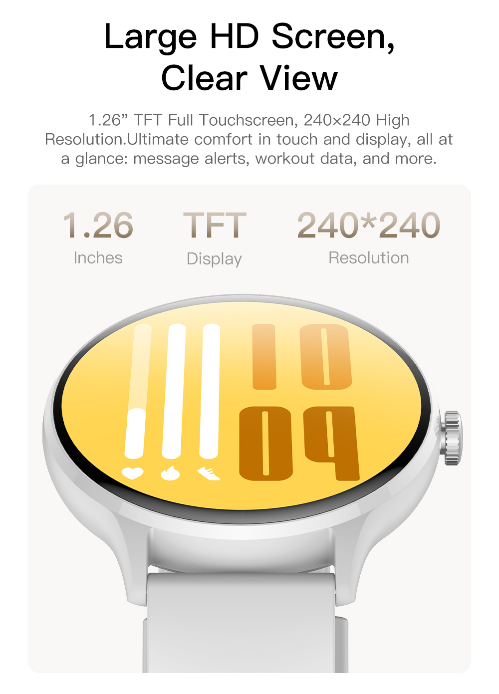 Philippe Palmer Smart Watch LP44 Silver - 6