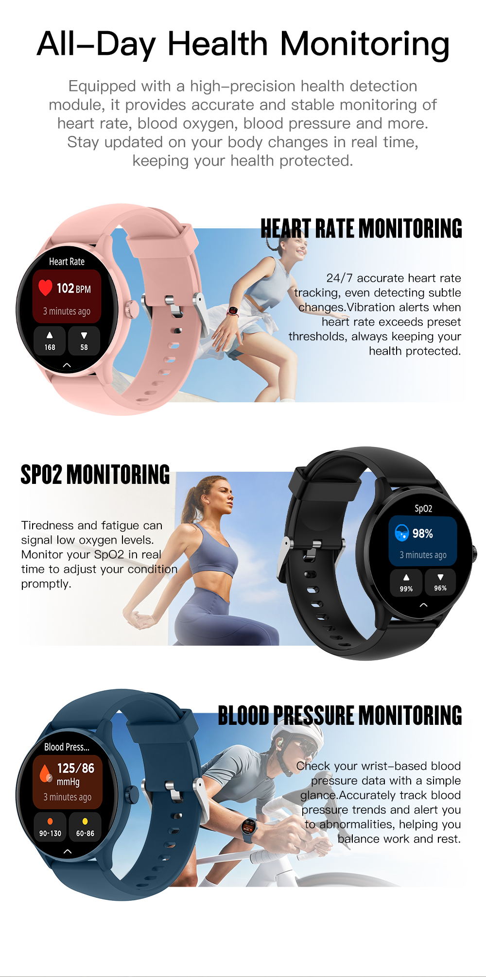 Philippe Palmer Smart Watch LP44 Silver - 8
