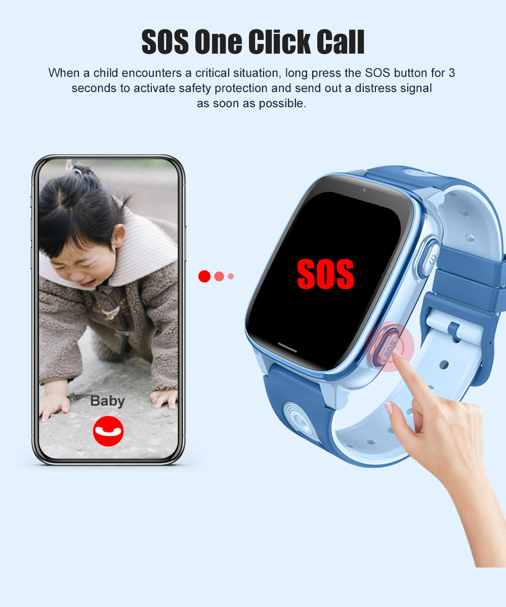 Safebuddy Smart Watch Kids GPS Blue - 14
