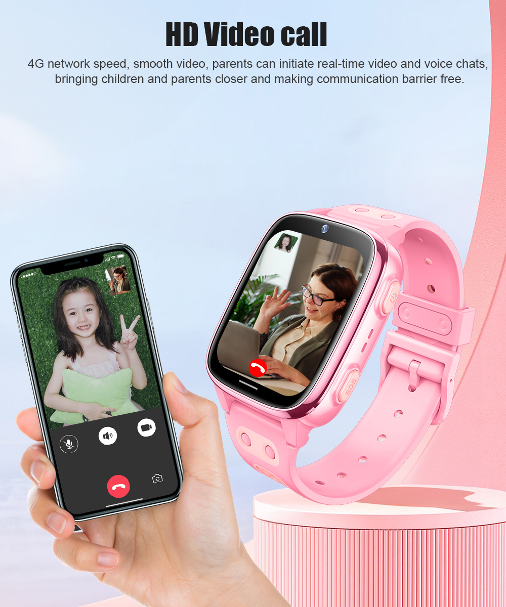 Safebuddy Smart Watch Kids GPS Pink - 8