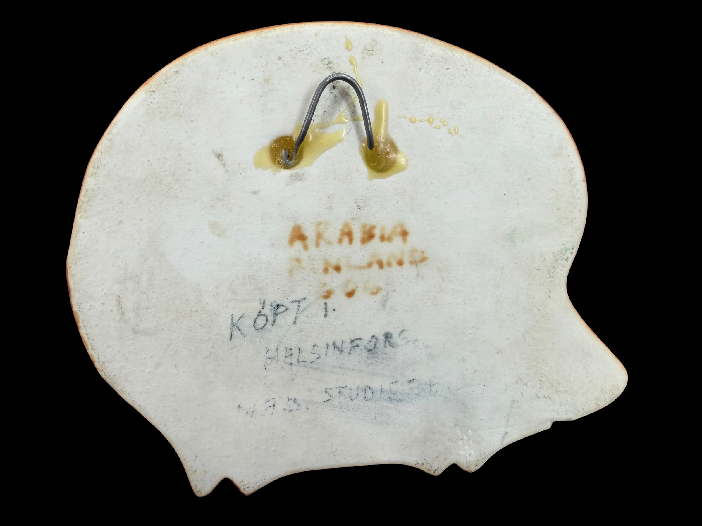 Arabia, Gunvor Olin Grönqvist, ”Igelkott”, väggplatta/ Relief - 2