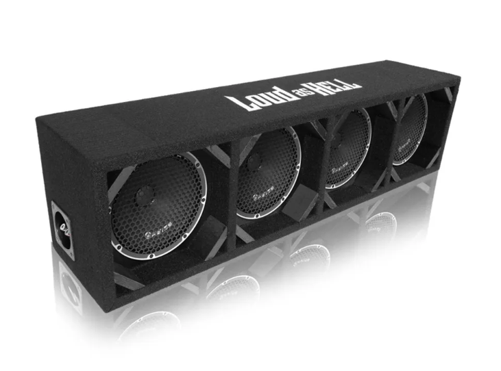 4x8" RS-M8ARN Kick låda (SVART)