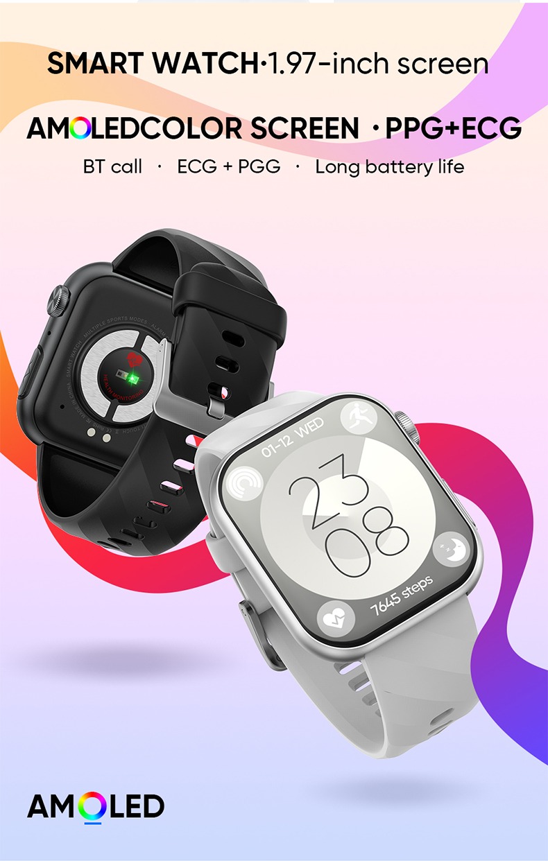 Philippe Palmer Smart Watch LP46 Silver - 5