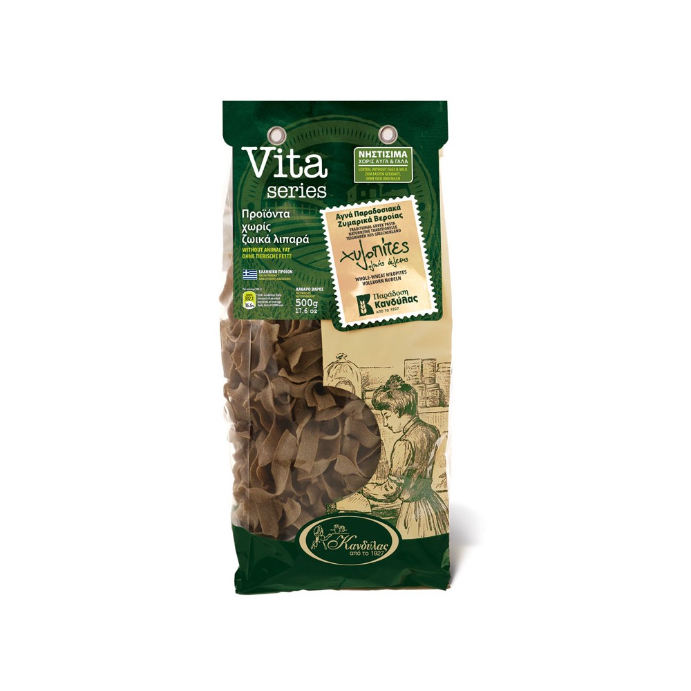 Kandylas Whole-Wheat Hilopites 500 g | Greek Whole-Wheat Pasta