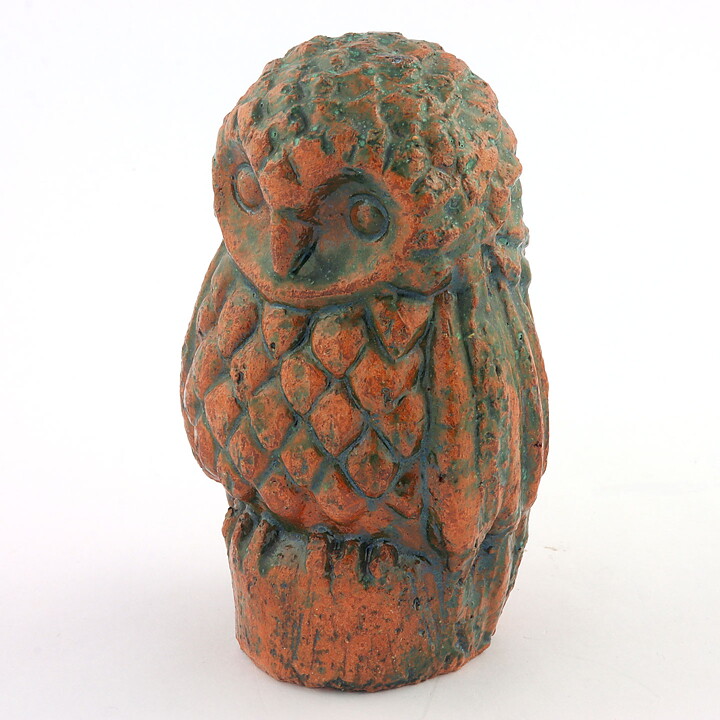 Lars Pagfeldt (1960s) Modern Owl Sculpture 12 cm (Limited)