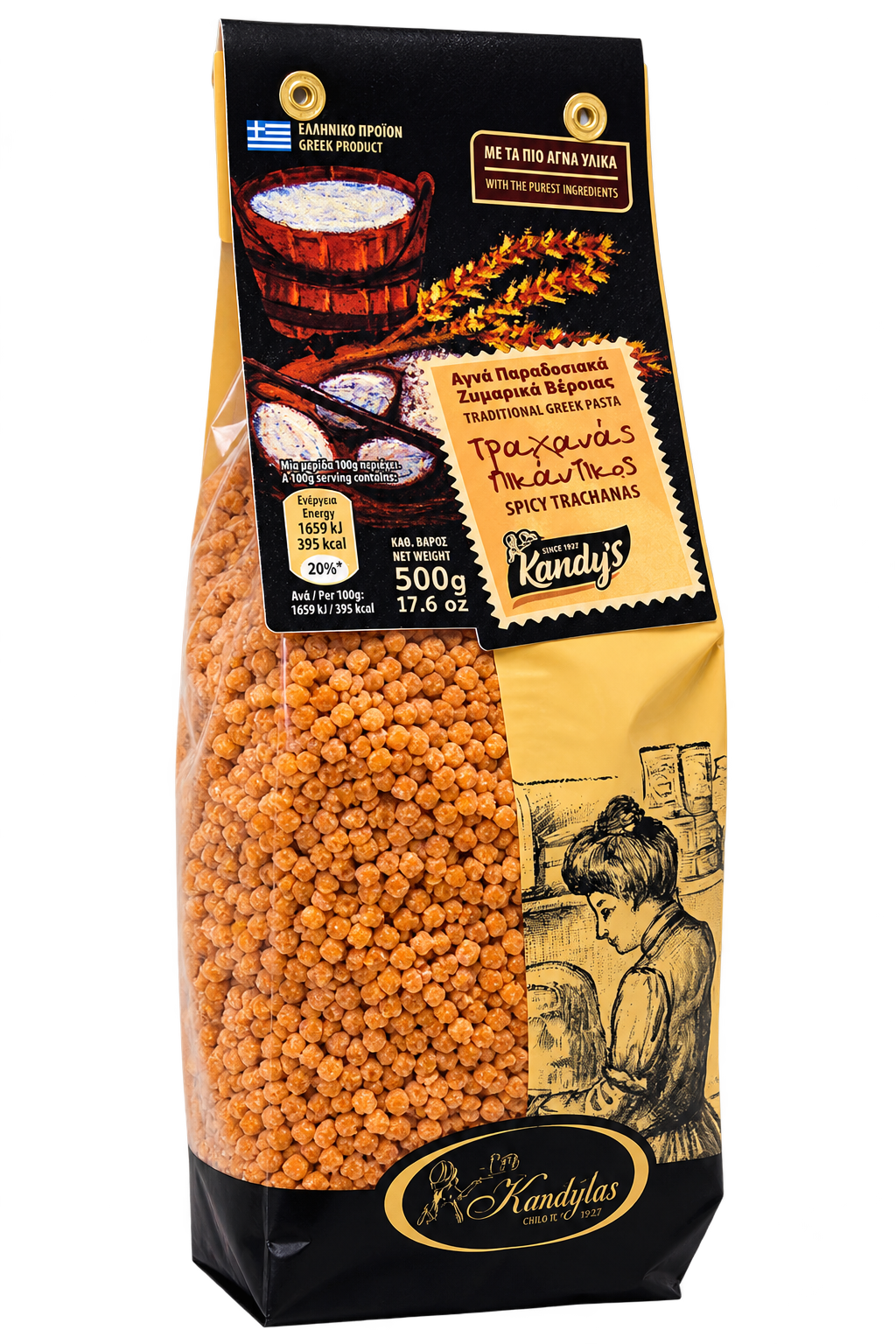 Kandylas Spicy Trachanas 500 g | Greek Pasta