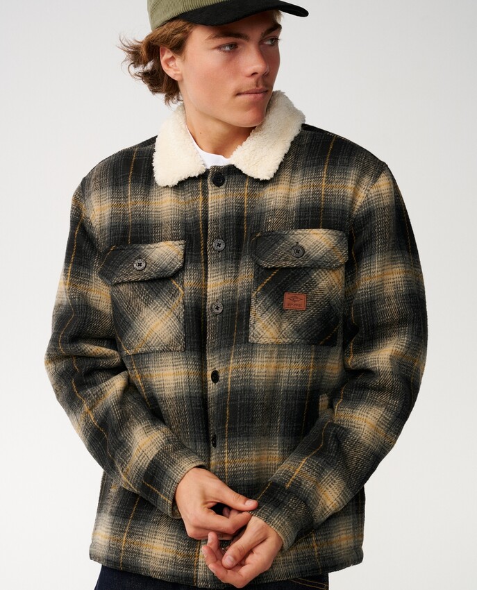 Rip Curl Classic Surf Bells Sherpa Jacka Black - 6