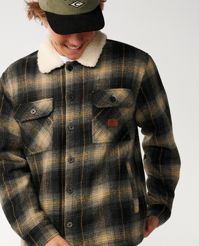 Rip Curl Classic Surf Bells Sherpa Jacka Black - 5