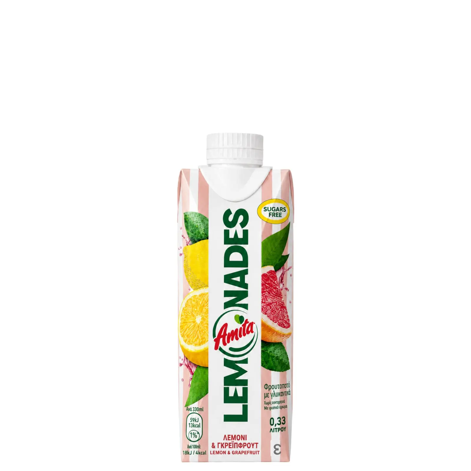 Amita citron- och grapefruktdryck 330 ml – Amita
