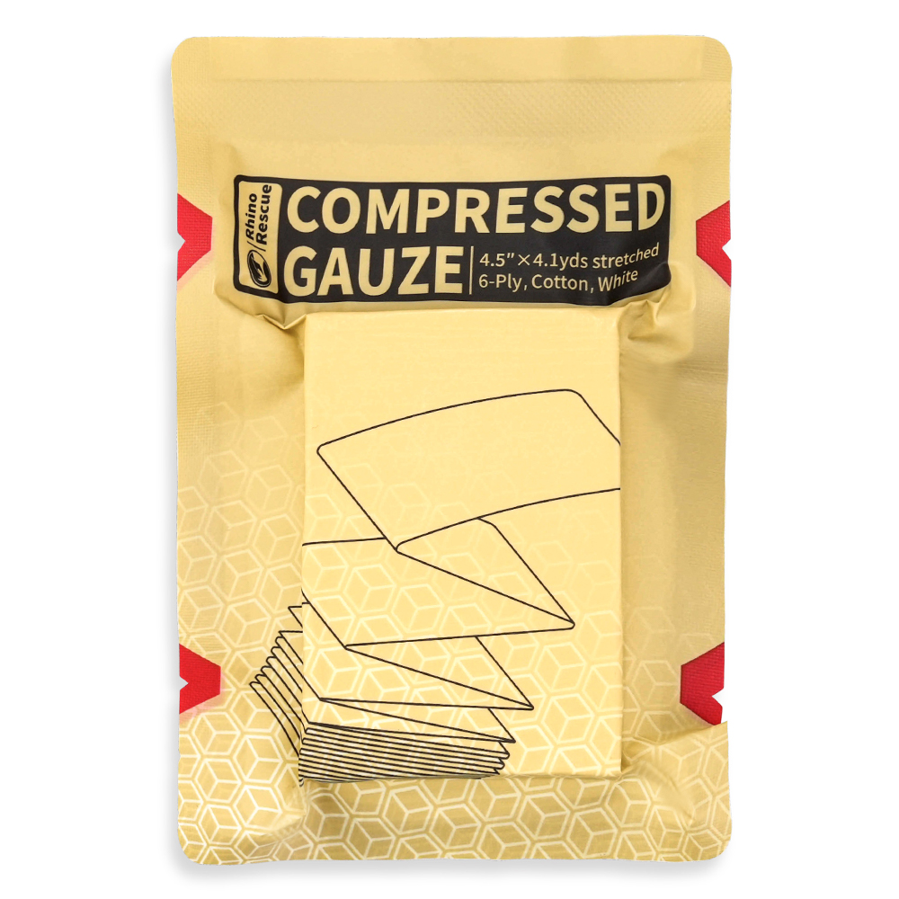 Compressed Gauze / Tamponeringsväv, Rhino Rescue