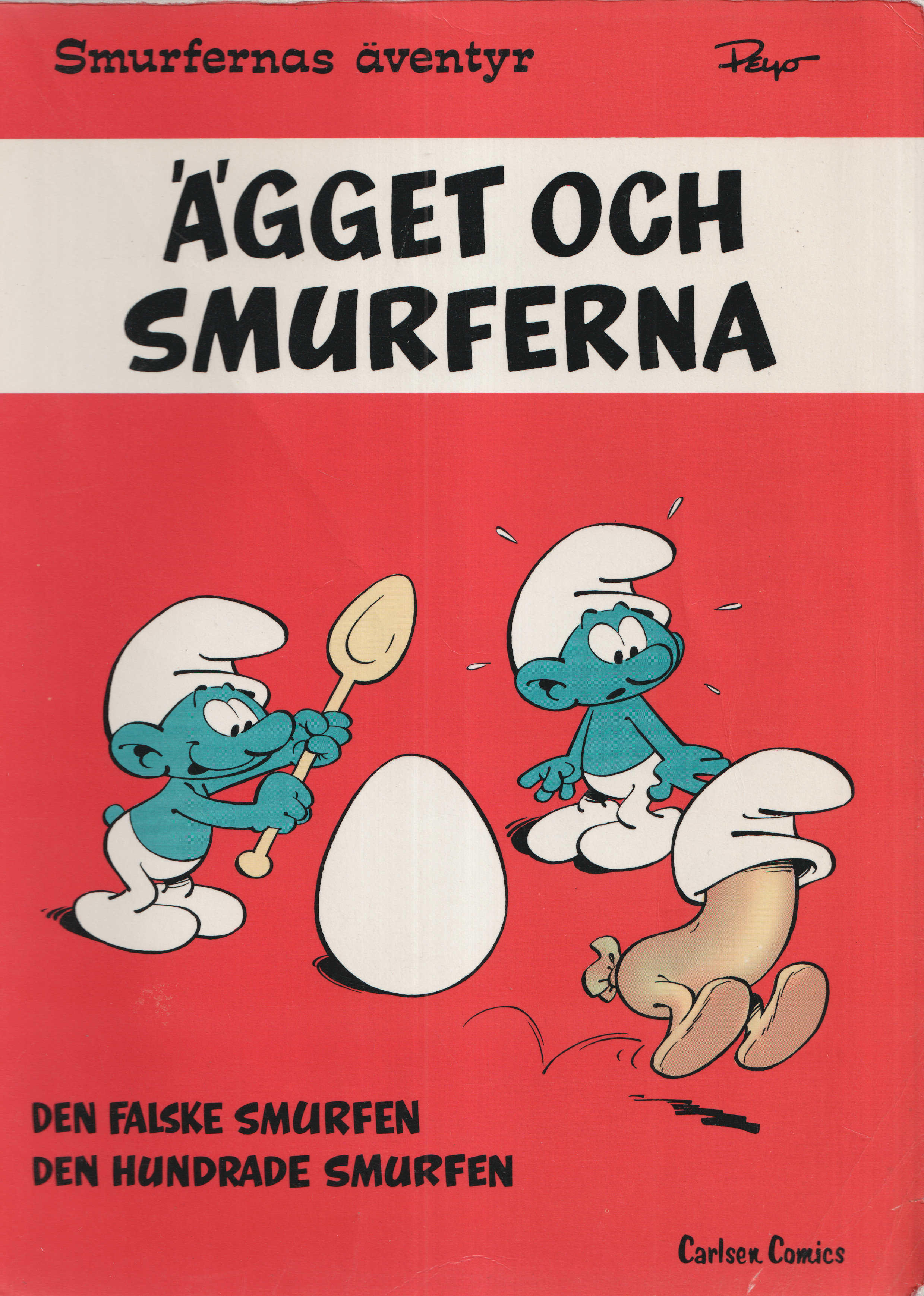 Smurfarna 7 Ägget och smurfarna, begagnad