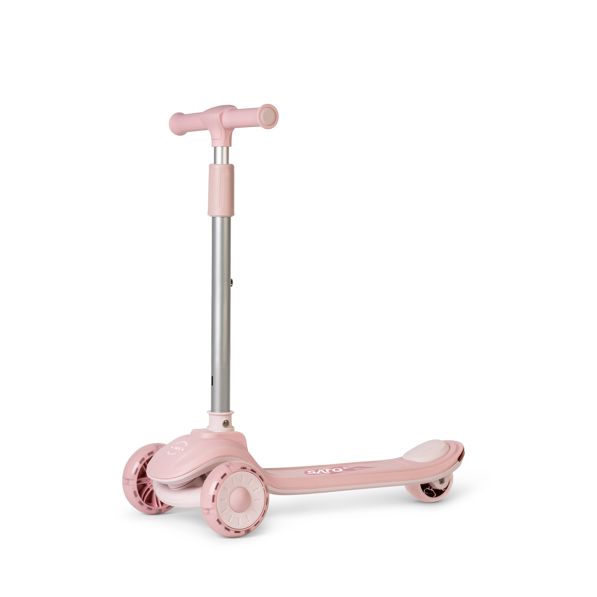 Saro 2 i 1  Sparkcykel med musik Cool Rider Rosa - 2