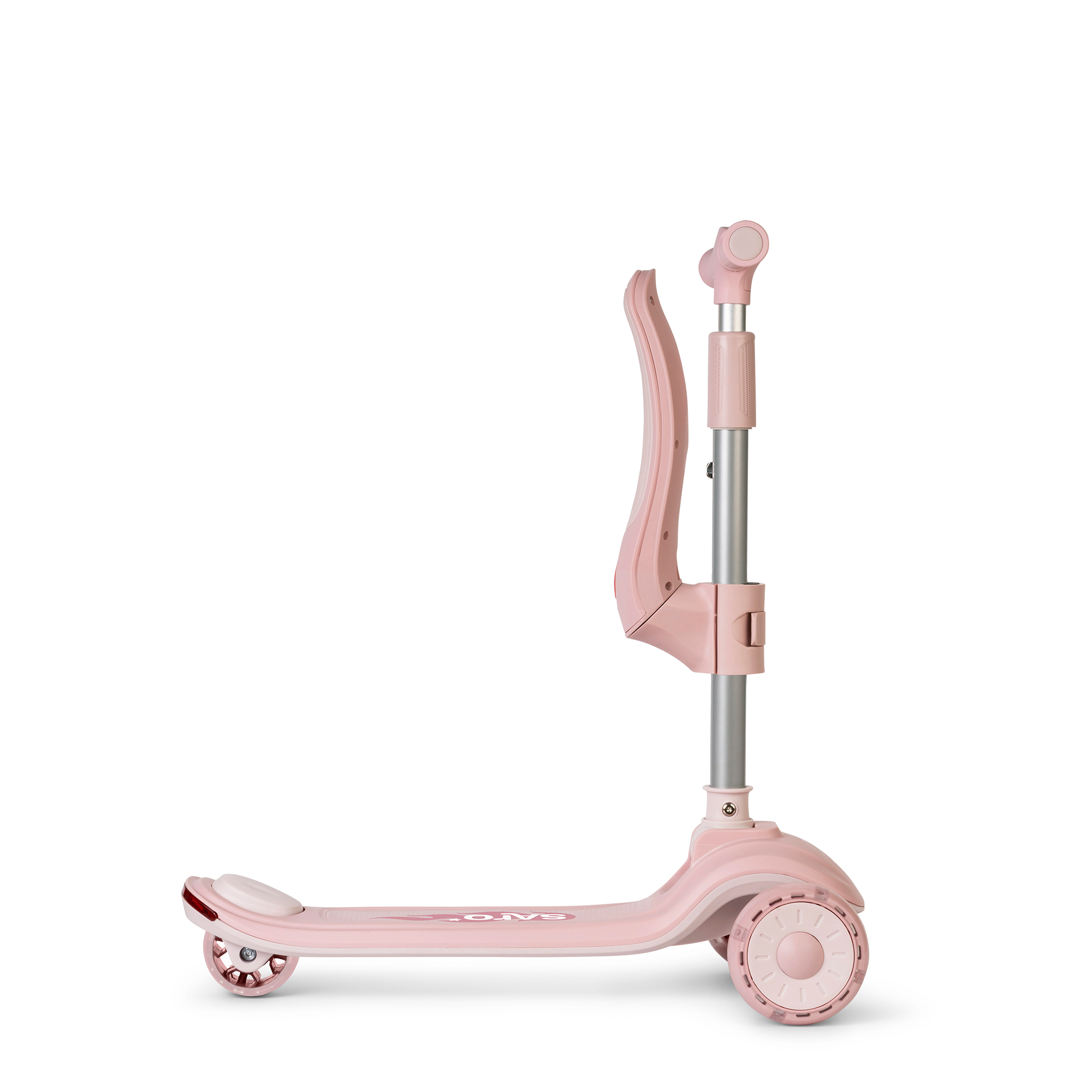 Saro 2 i 1  Sparkcykel med musik Cool Rider Rosa - 11