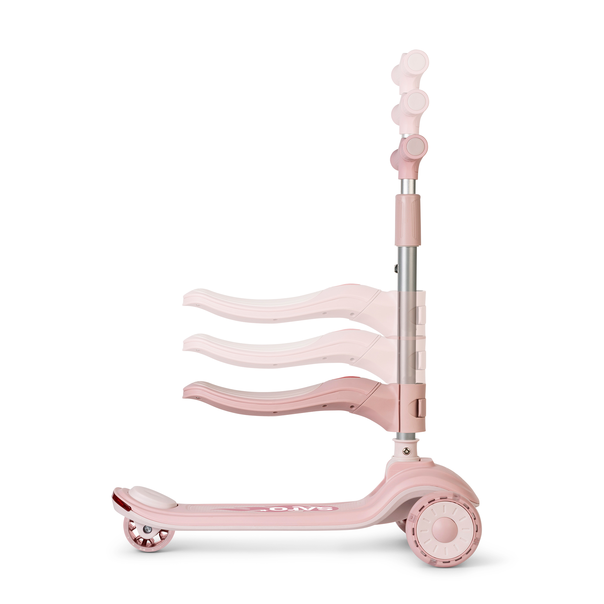 Saro 2 i 1  Sparkcykel med musik Cool Rider Rosa - 7