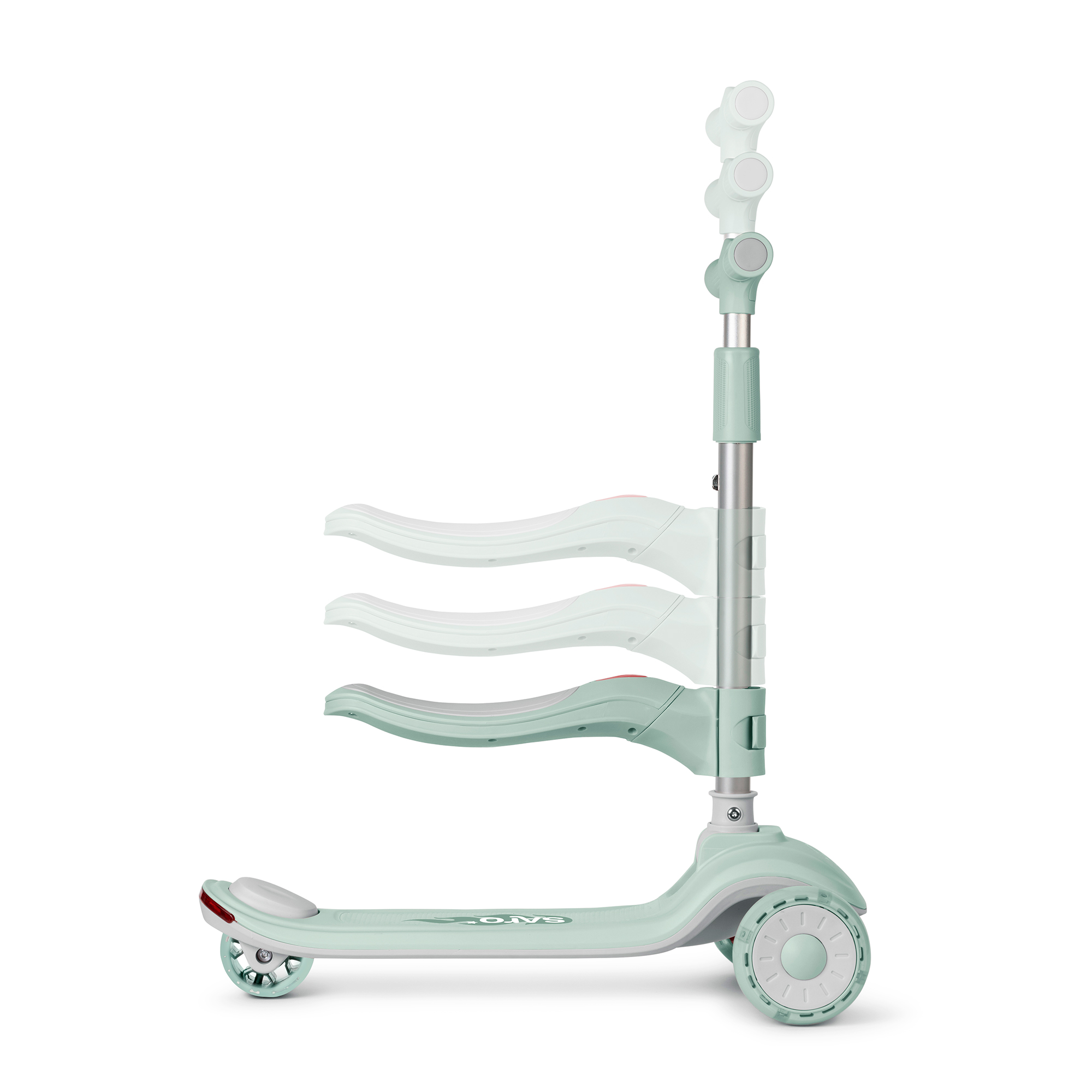 Saro 2 i 1  Sparkcykel med musik Cool Rider Mint - 7