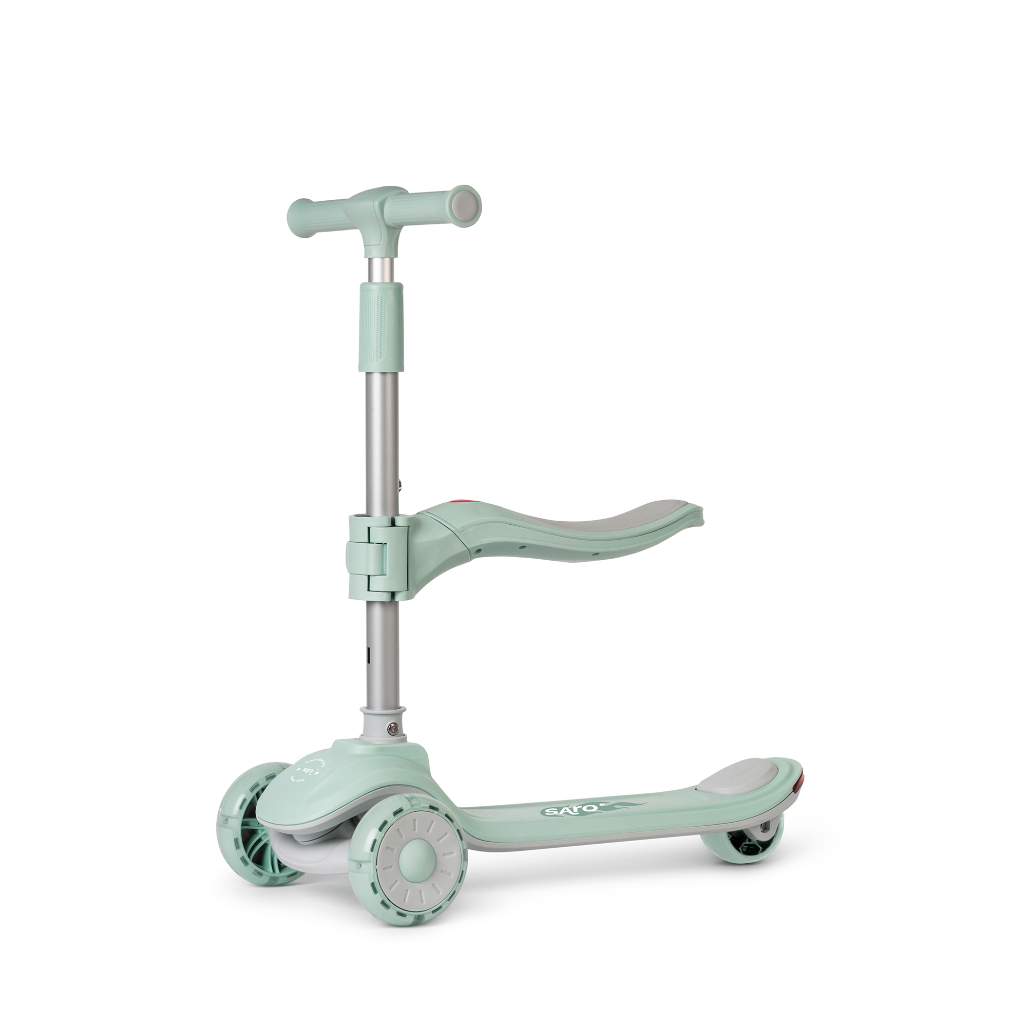 Saro 2 i 1  Sparkcykel med musik Cool Rider Mint
