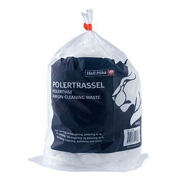 Hall Miba Polertrassel 400 g – Mjuk bomullstrassel