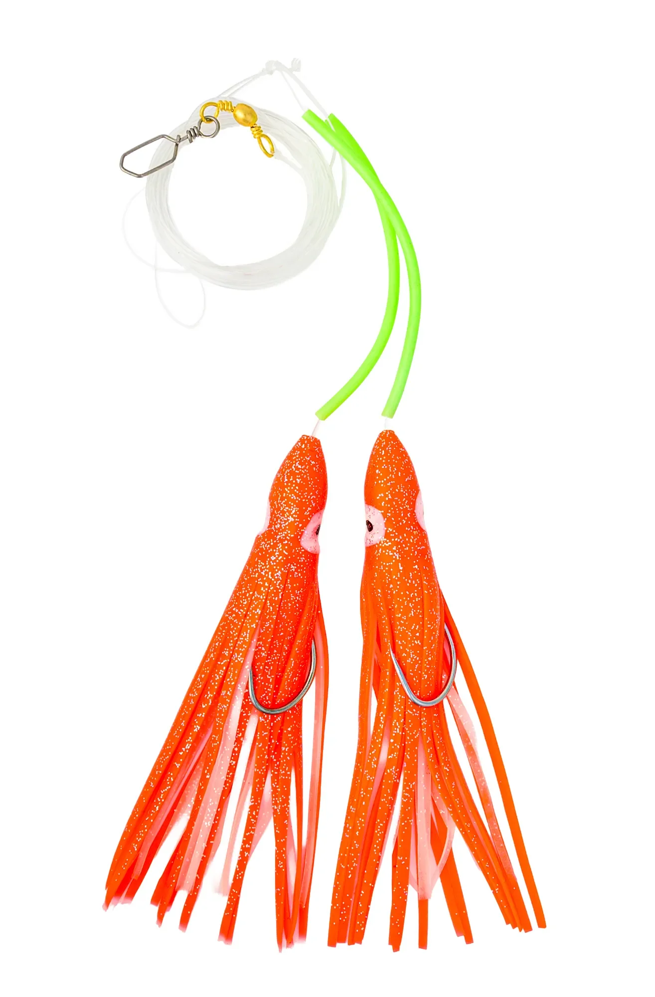 Ling/lump & cod double red octopus rig 7/0 1.0mm