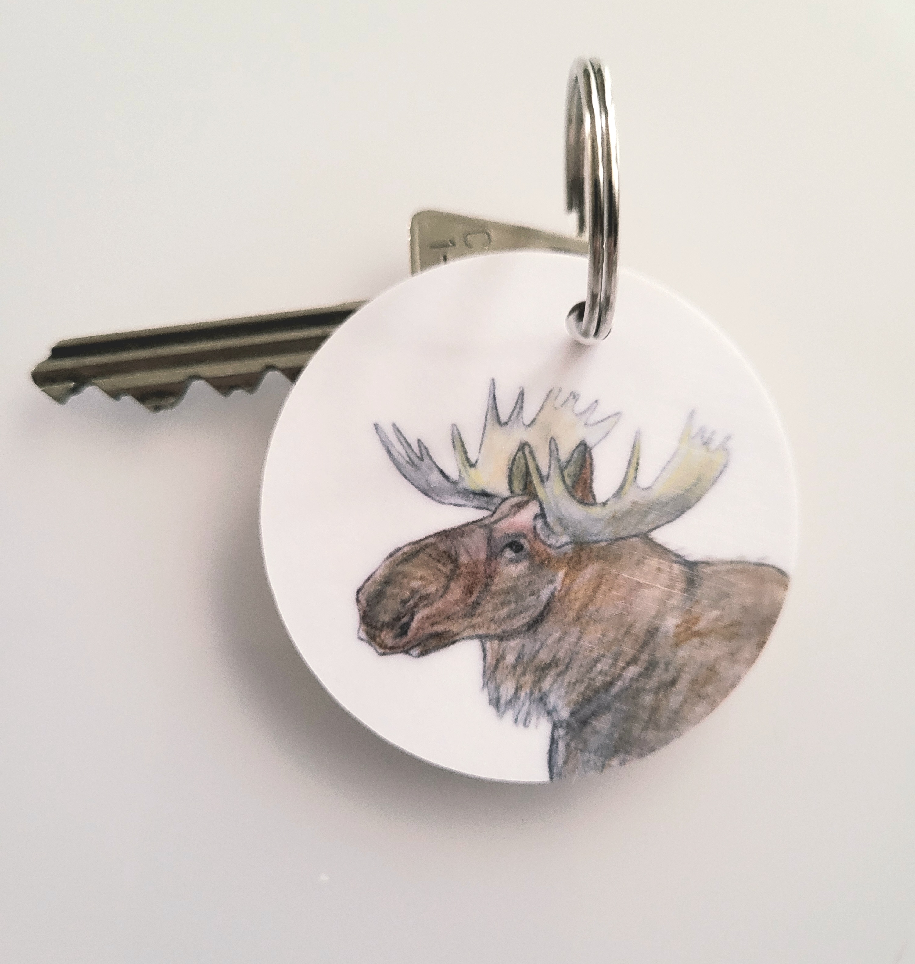 Keychain, moose 