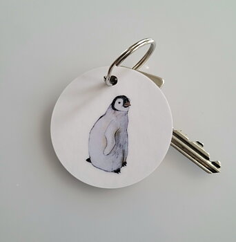Keychain, penguin 