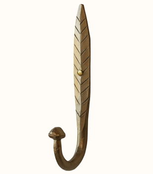 Krok / Knopp Blad Guld Metall