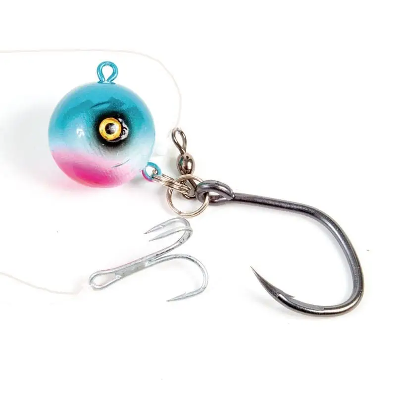 DEAD BAIT HALIBUT RIG 400G - Blue/White/Pink