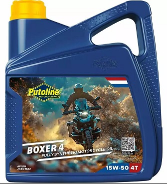 15W-50 Putoline Boxer 4 -Helsyntetisk Dunk 4 Liter   554-74230
