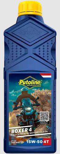 15W-50 Putoline Boxer 4 -Helsyntetisk Dunk 4 Liter   554-74230 - 2