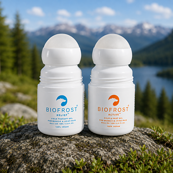 BIOFROST 2-pack - Active & Relief Roll-On Smärtlindringsgel