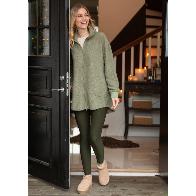 Trofé - Teddy Hoddie/Cardigan Grön - 2