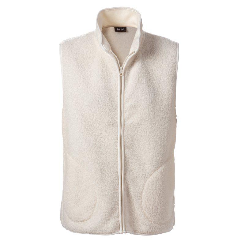 Trofé - Teddyväst Offwhite