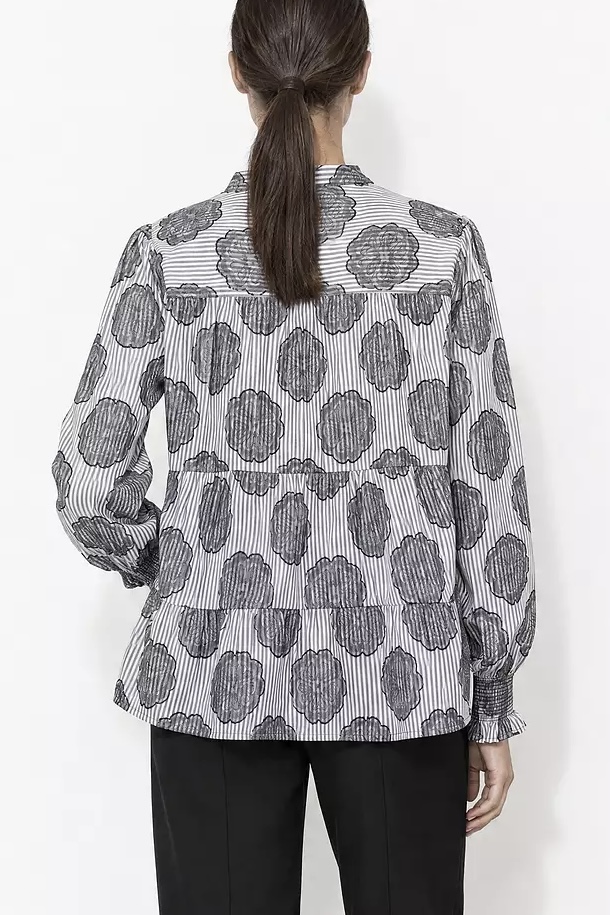 Leveté Room - Unnati 1 Shirt  Baritone Blue Combi - 3