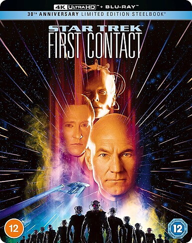 Star Trek: First Contact - 30th Anniversary Limited Edition Steelbook  (BLU-RAY 4K ULTRA HD + BLU-RAY)