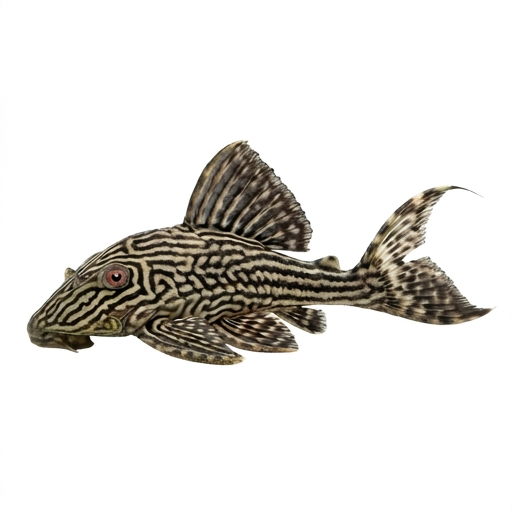 Royal pleco, L190 'Pajure' (Panaque nigrolineatus) 6-8 cm