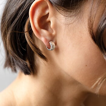Syster P La La Love Plain Hoops silver