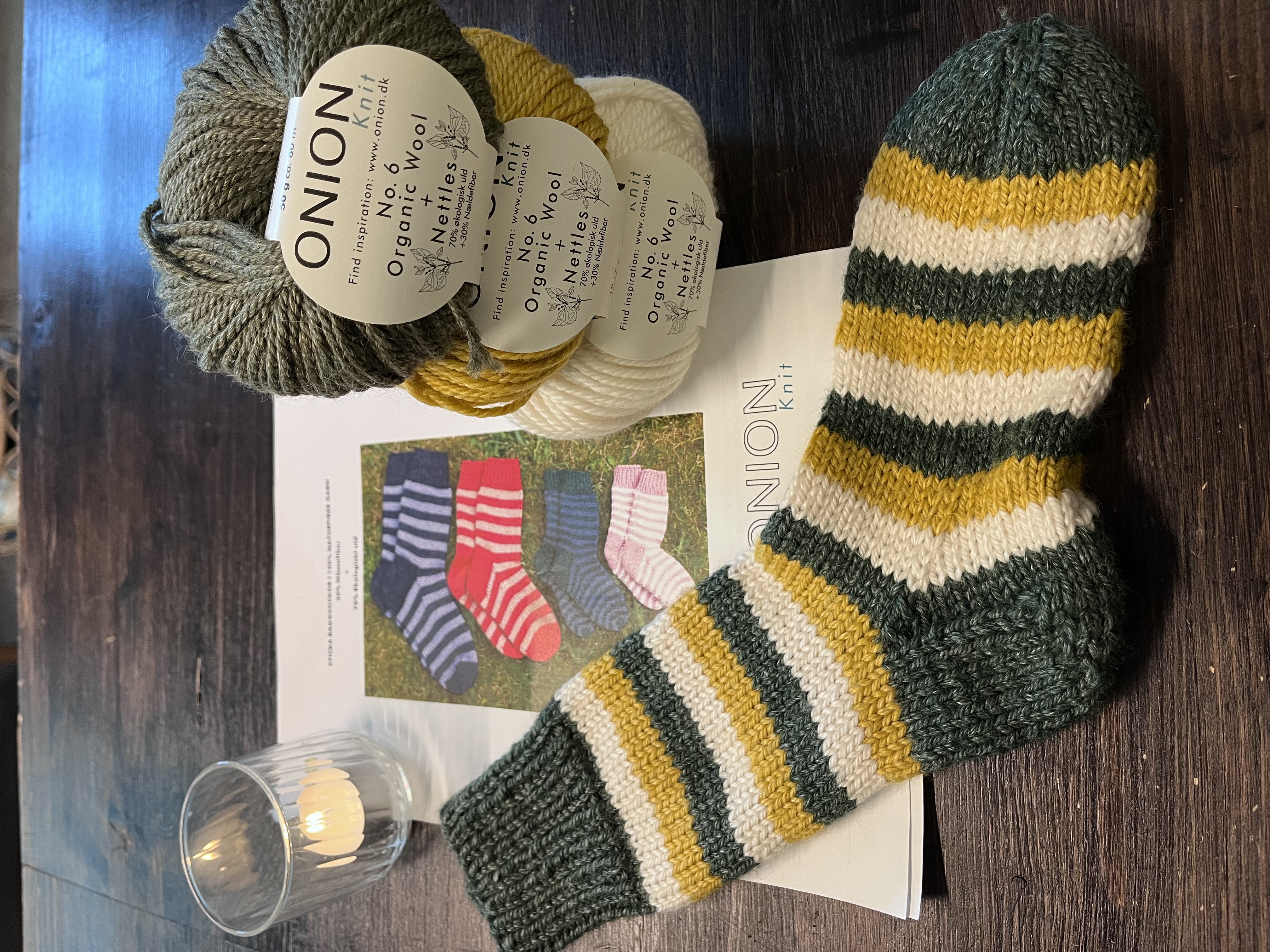 Randiga Strumpor för hela familjen|No.6 Organic Wool & Nettles 