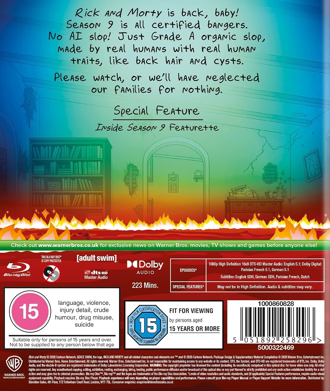 Rick And Morty - Season 9 (ej svensk text) (Blu-ray) - 2