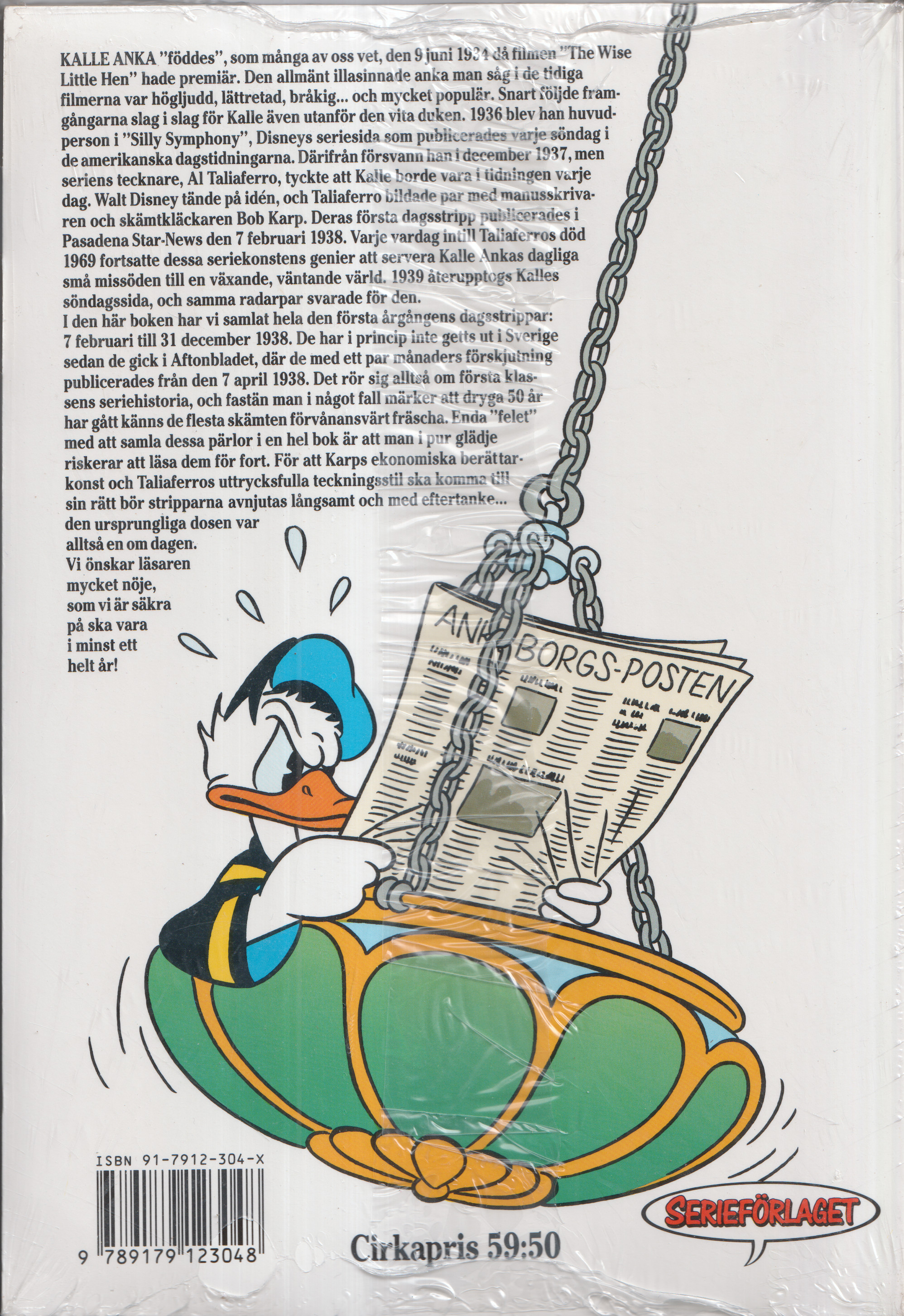 Kalle Anka Dag för Dag 1938, i obruten original plast! - 2