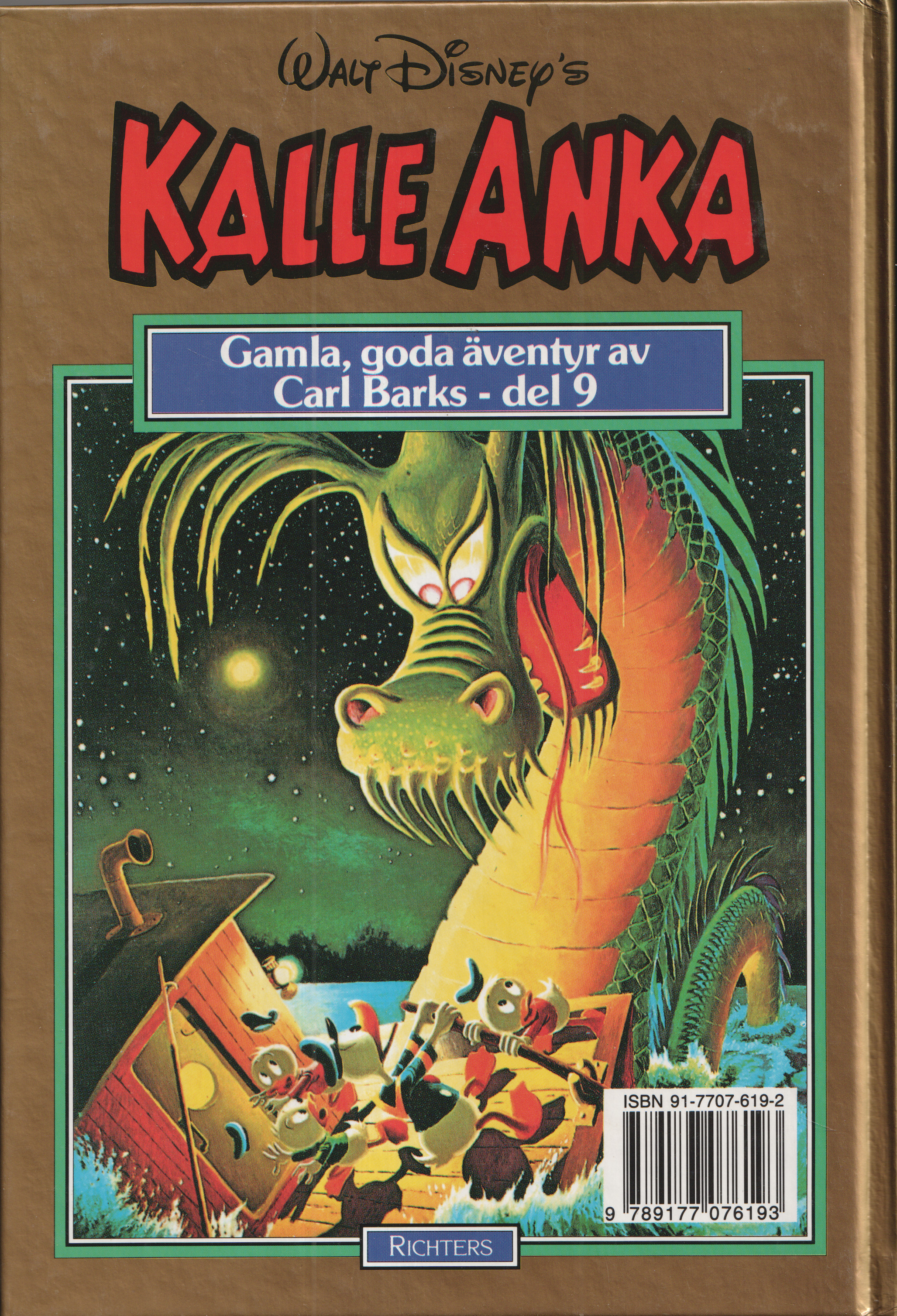 Kalle Anka Gamla goda äventyr med Carl Barks del 9, begagnad - 2