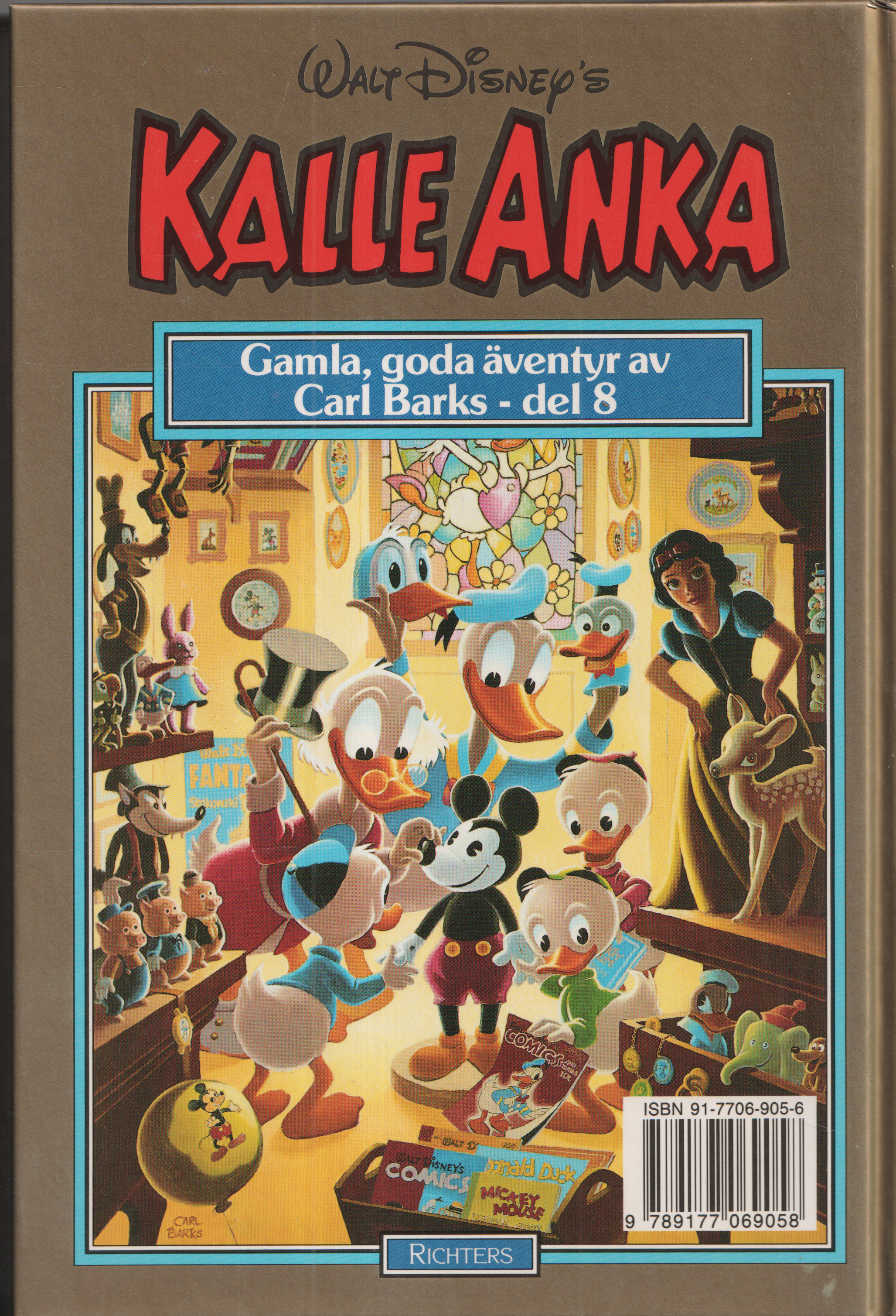 Kalle Anka Gamla goda äventyr med Carl Barks del 8, begagnad - 2