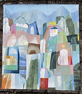 "The Tree”, AKRYLTAVLA MÅLAD AV MARIA C BERNHARDSSON/ MC, ORGINAL