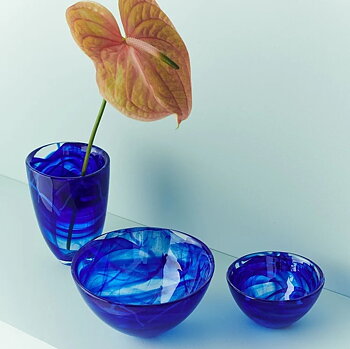 Contrast Vase Blue Blue