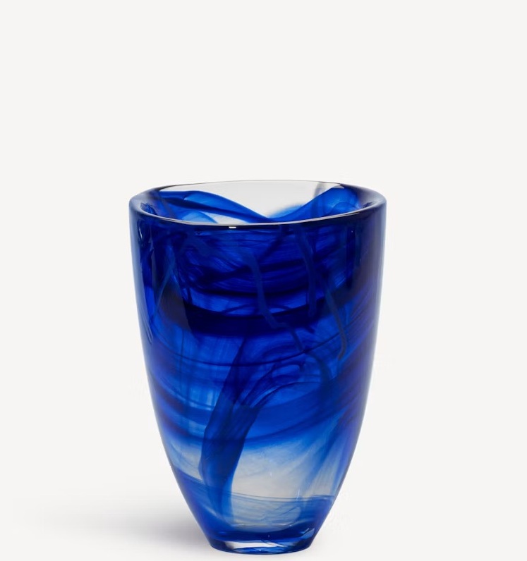 Contrast Vase Blue Blue