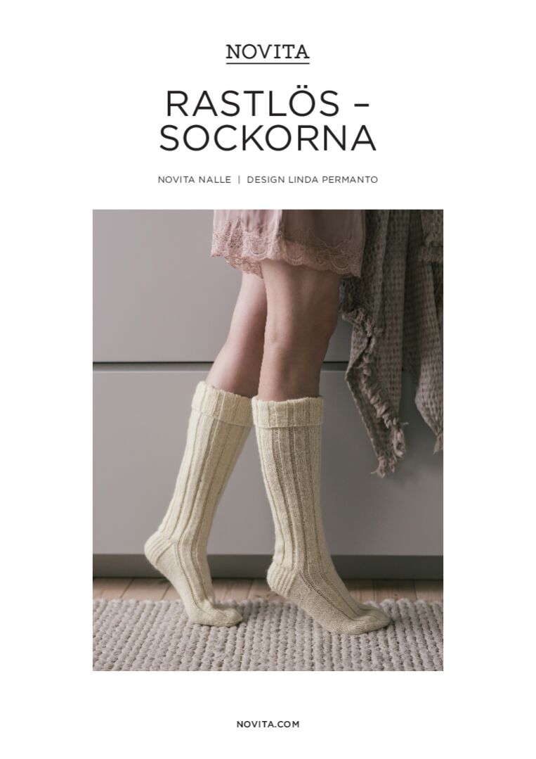 Rastlös - sockorna Novita Nalle - Mönster 0 SEK
