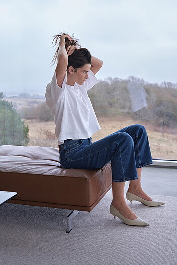 Mos Mosh - MMNatalie O-SS Boxy Tee White